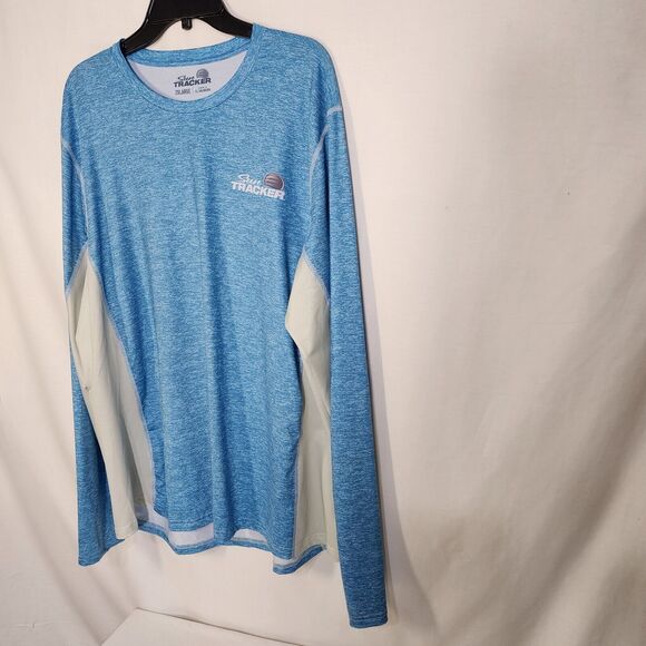 Suntracker Men's Shirt 2XL Moisture Wicking Vented Long Sleeve Fishing Boating - Picture 5 of 9